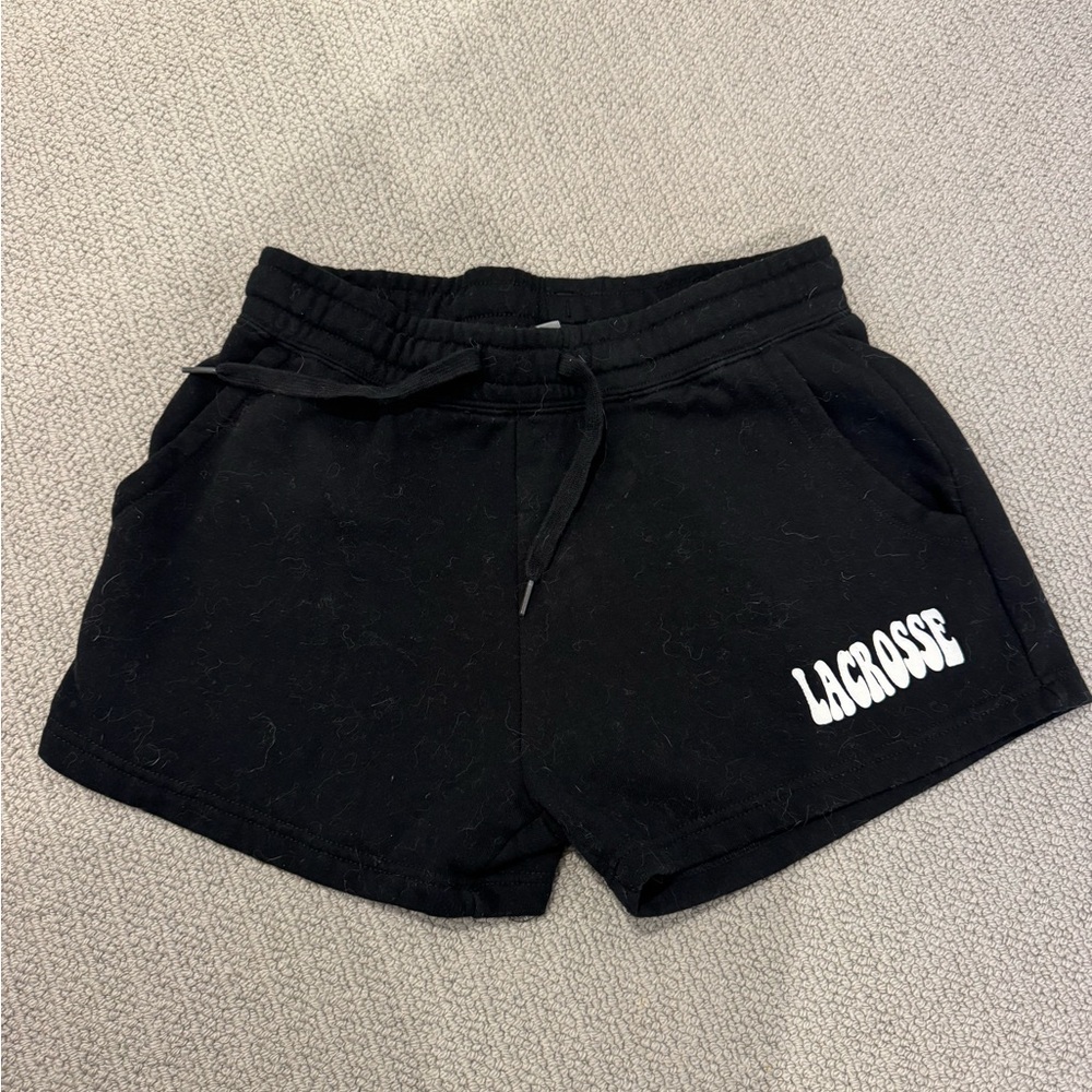 LaCrosse Women's Black Athletic Shorts